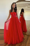 A-Line Sweetheart Neck Black Long Prom Dress Formal Dress,DS174-Daisybridals