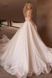 Romantic Straps Sweetheart Beading Boho Wedding Dress,DW071-Daisybridals