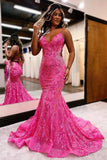 Sparkly Mermaid Spaghetti Straps Blue Prom Dress Party Dress,DS248-Daisybridals