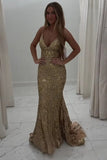 Sparkly Mermaid Spaghetti Straps Blue Prom Dress Party Dress,DS248-Daisybridals