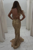 Sparkly Mermaid Spaghetti Straps Blue Prom Dress Party Dress,DS248-Daisybridals