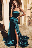 A-line Spaghetti Straps Long Prom Dress Formal Gown,DS164-Daisybridals