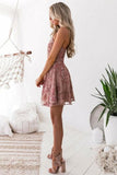 Charming Blush Homecoming Dresses Short Prom Dress,DH165-Daisybridals